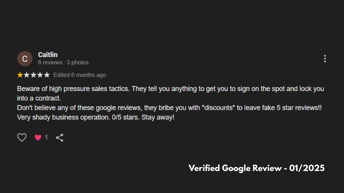 Verified Google Review 5